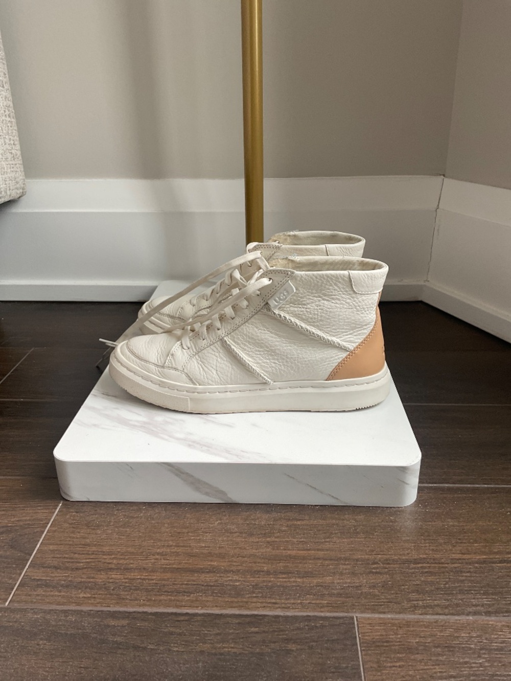 UGG High-Top Leather Sneakers - Picture 3 of 4